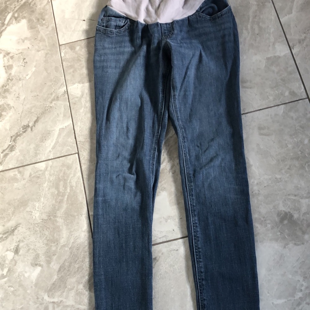 INDIGO BLUE Maternity Wash Denim Skinny Jeans | XS - Picture 6 of 12